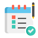 external checklist-work-from-home-flaticons-flat-flat-icons icon