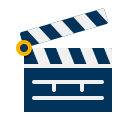 external clapper-video-production-flaticons-flat-flat-icons icon