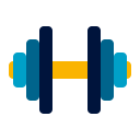 external dumbbell-fitness-at-home-flaticons-flat-flat-icons icon