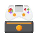 external game-console-gaming-ecommerce-flaticons-flat-flat-icons icon