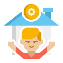 external home-stay-at-home-flaticons-flat-flat-icons-2 icon
