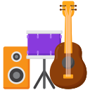 external instruments-music-festival-flaticons-flat-flat-icons icon