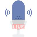 external live-live-streaming-flaticons-flat-flat-icons-4 icon