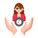 external time-vacation-planning-girls-trip-flaticons-flat-flat-icons-2 icon