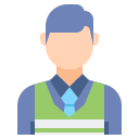 external worker-theme-park-flaticons-flat-flat-icons icon
