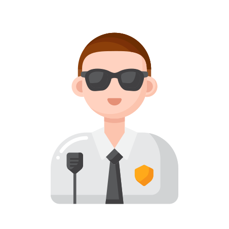 Cop icon in Flaticons Flat Style