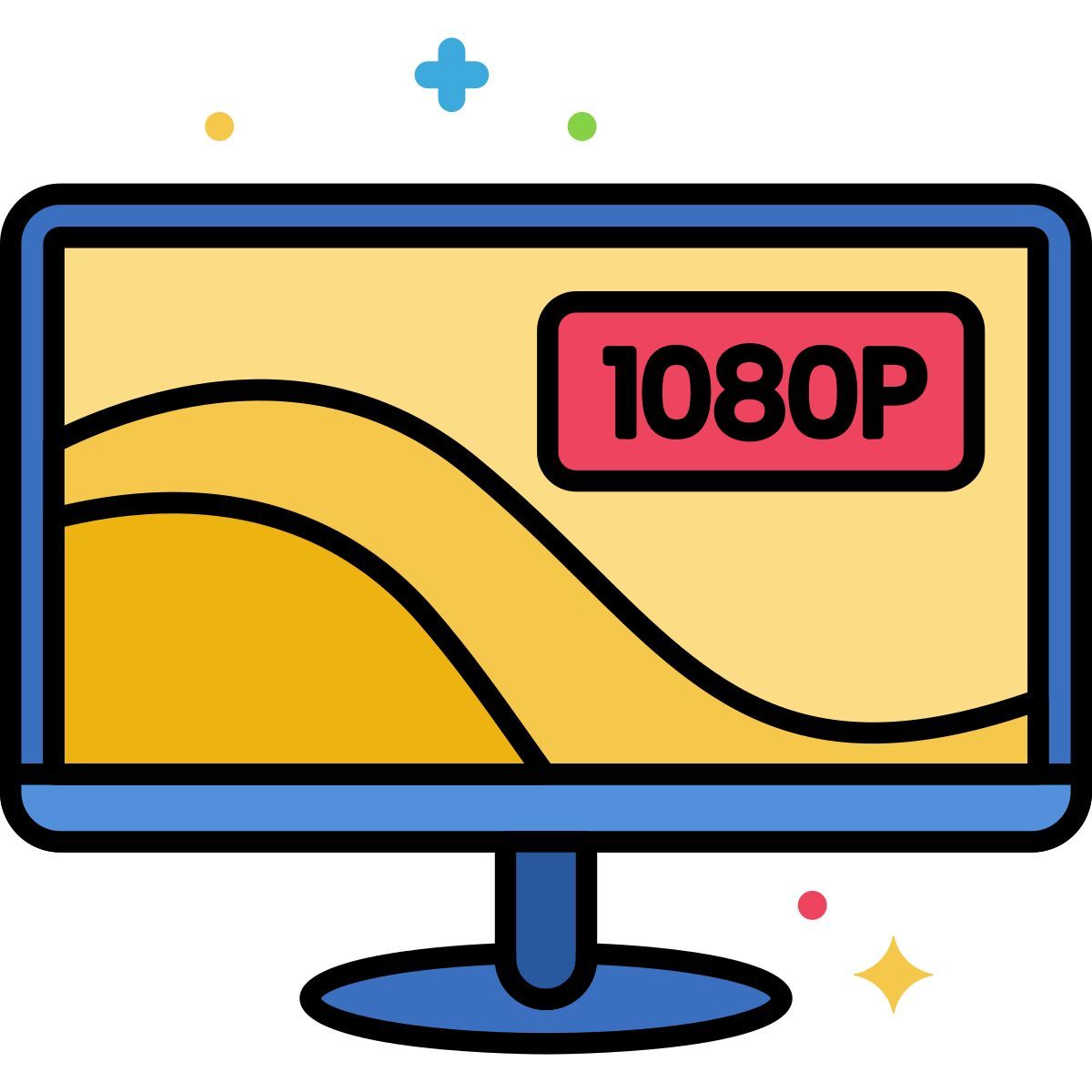 1080p full hd icon