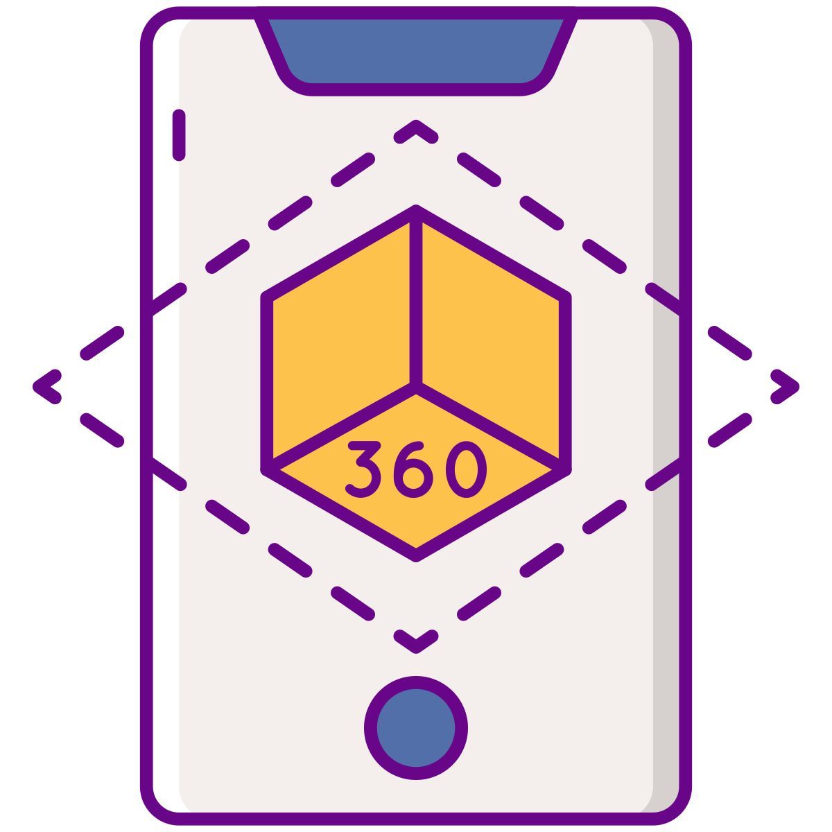 360 degrees icon