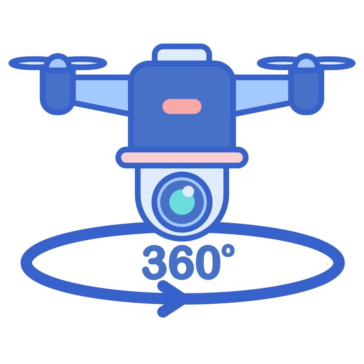 360 degrees icon