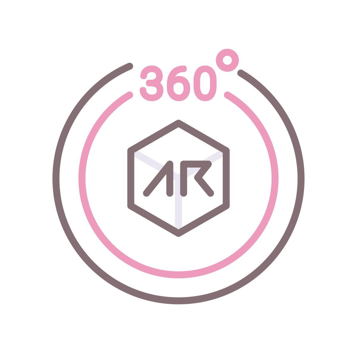 360 degrees icon