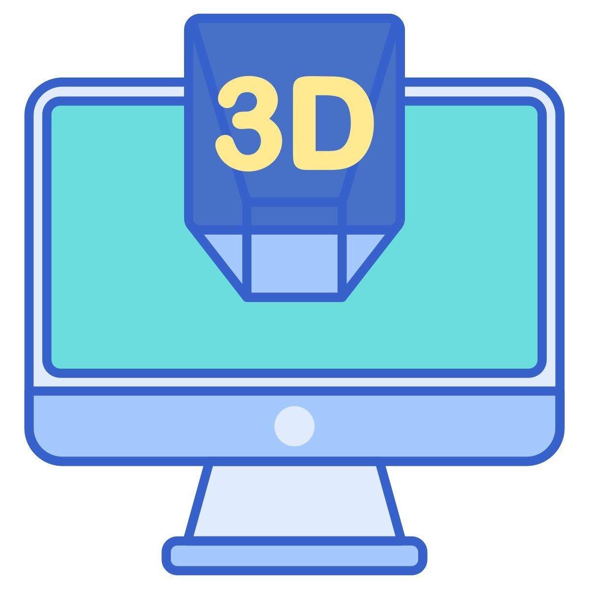 3d display icon