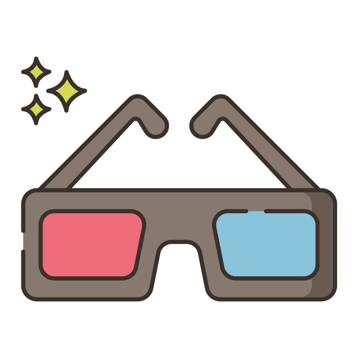 3d glasses icon