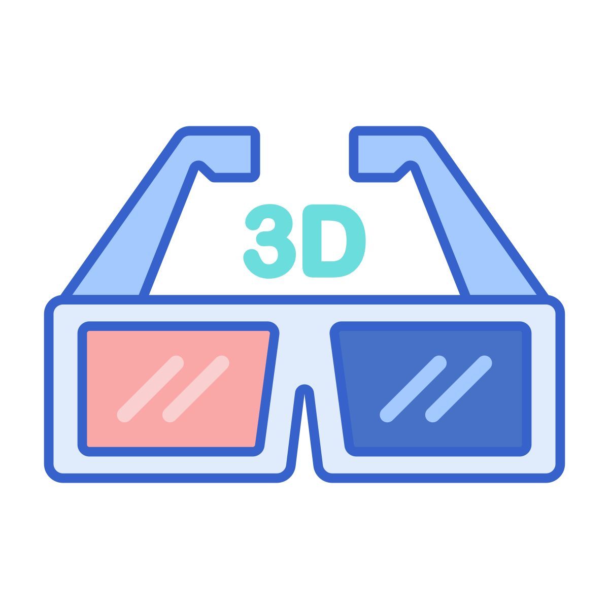 3d glasses icon