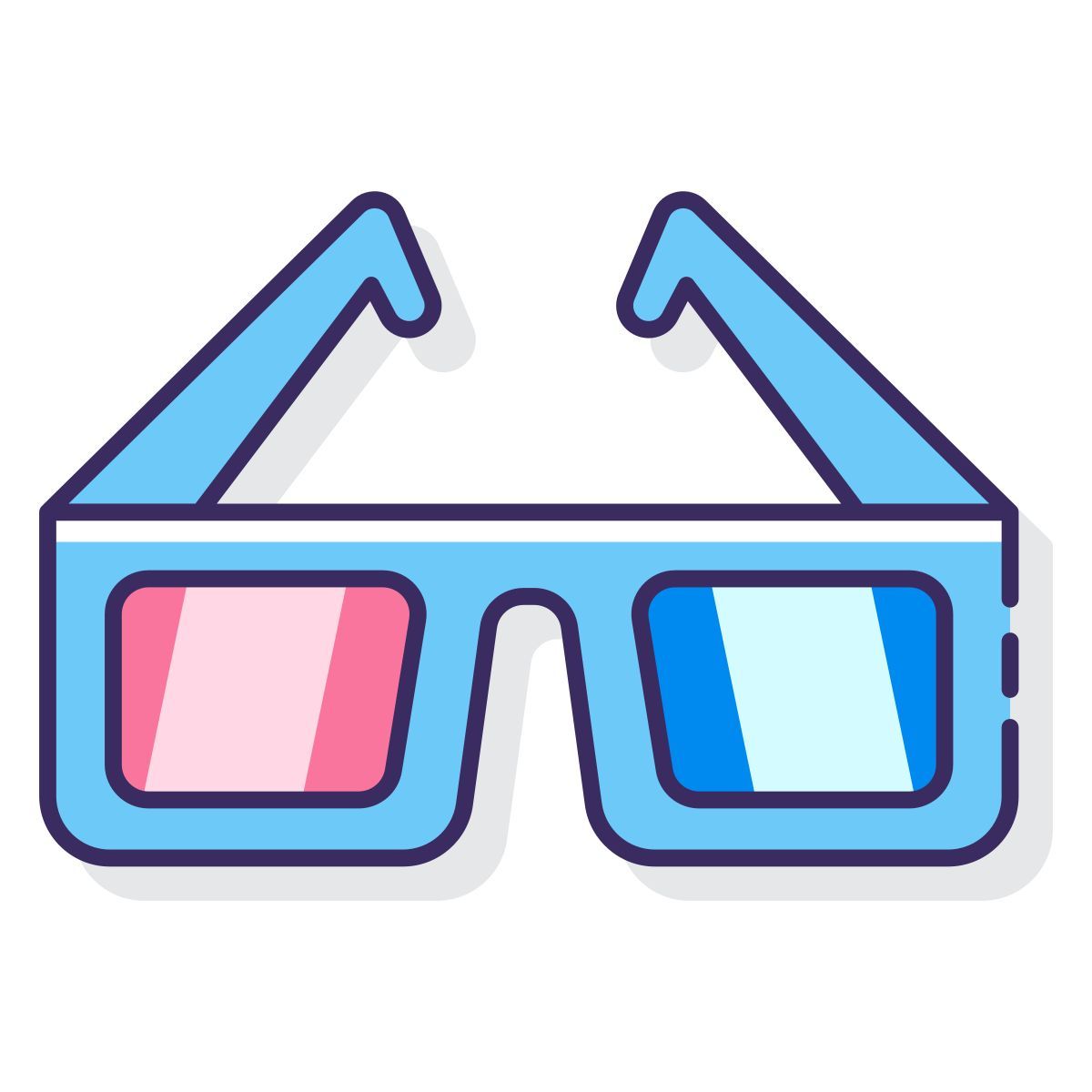 3d glasses icon
