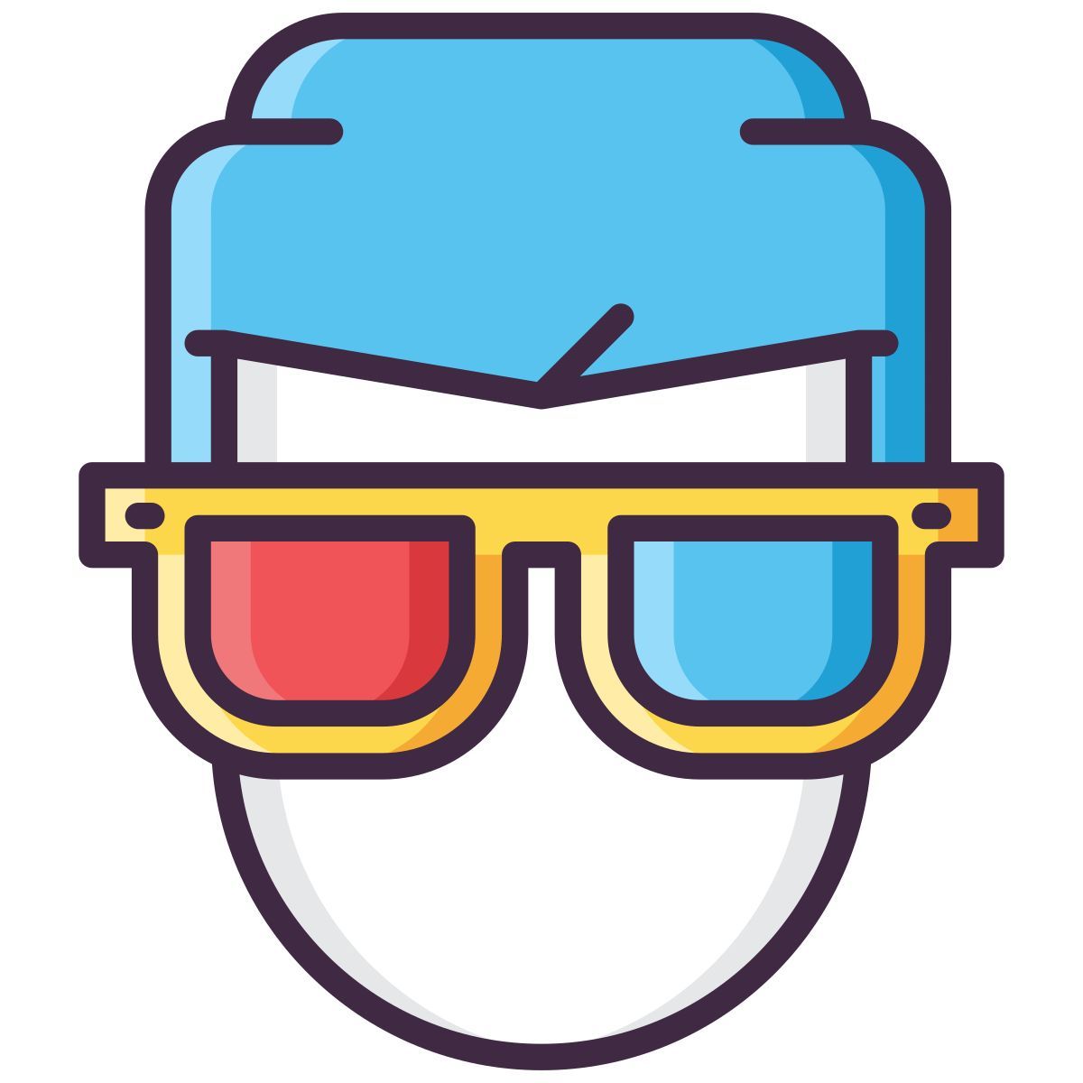 3d glasses icon