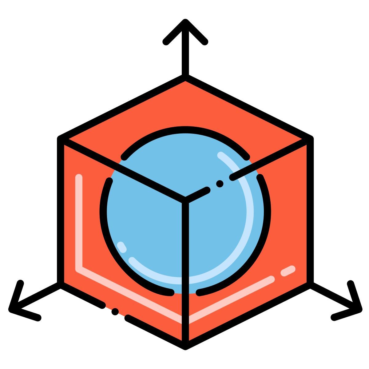 3d modeling icon