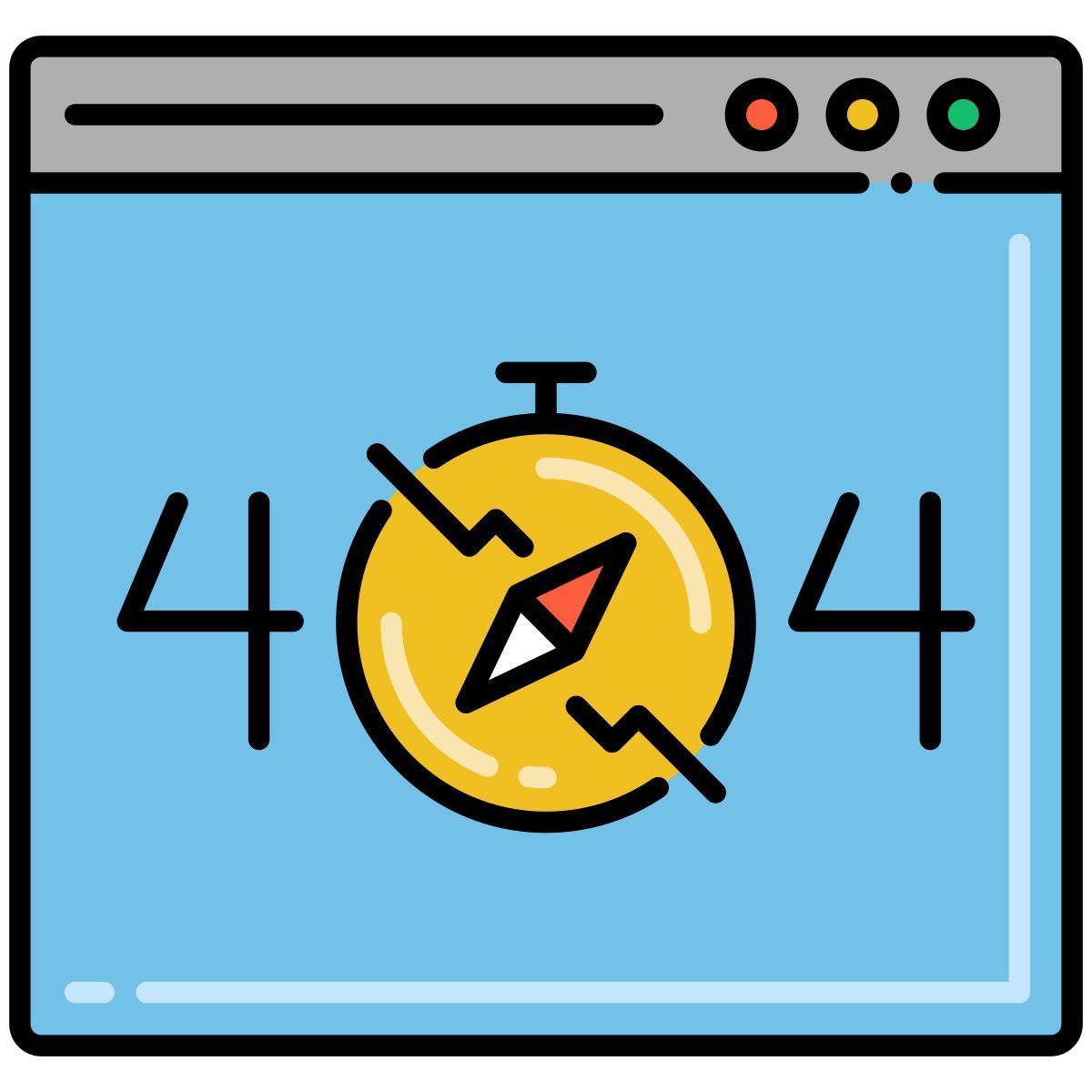 404 fehler icon