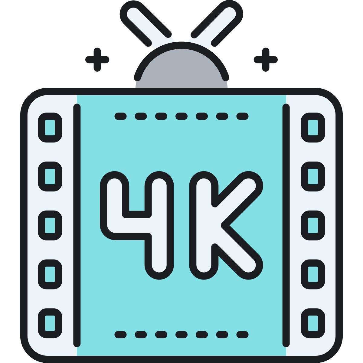 4k film icon