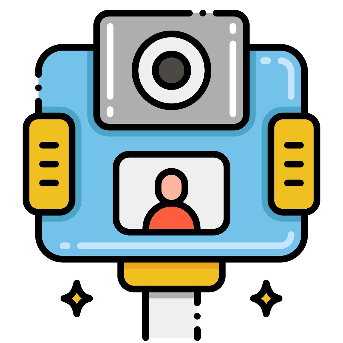 câmera de ação icon