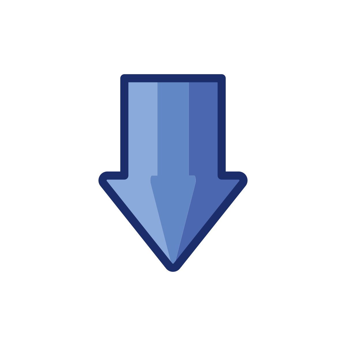 arrow down icon