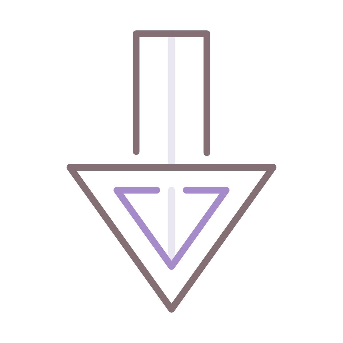 arrow down icon