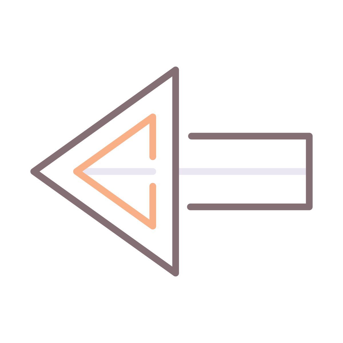 arrow left icon