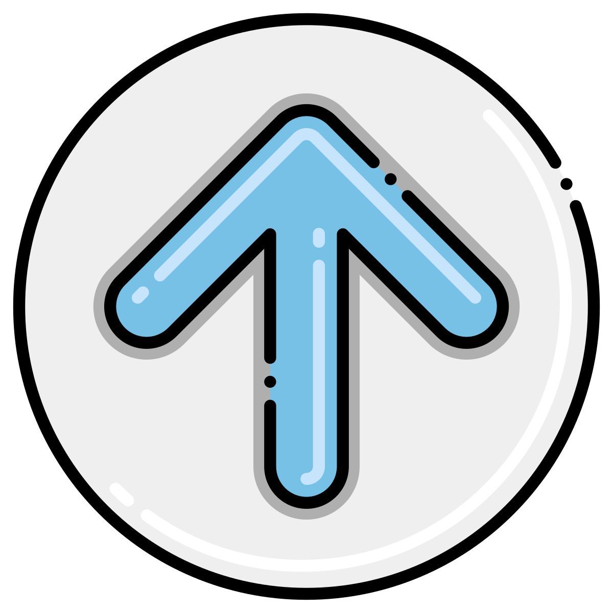 arrow up icon