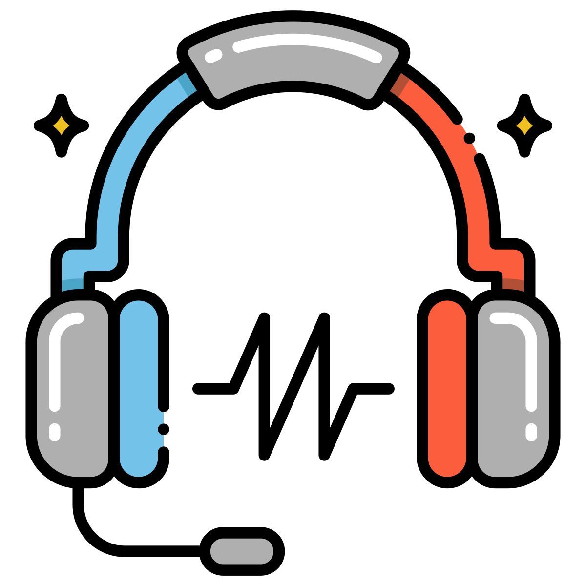 audio headphones icon