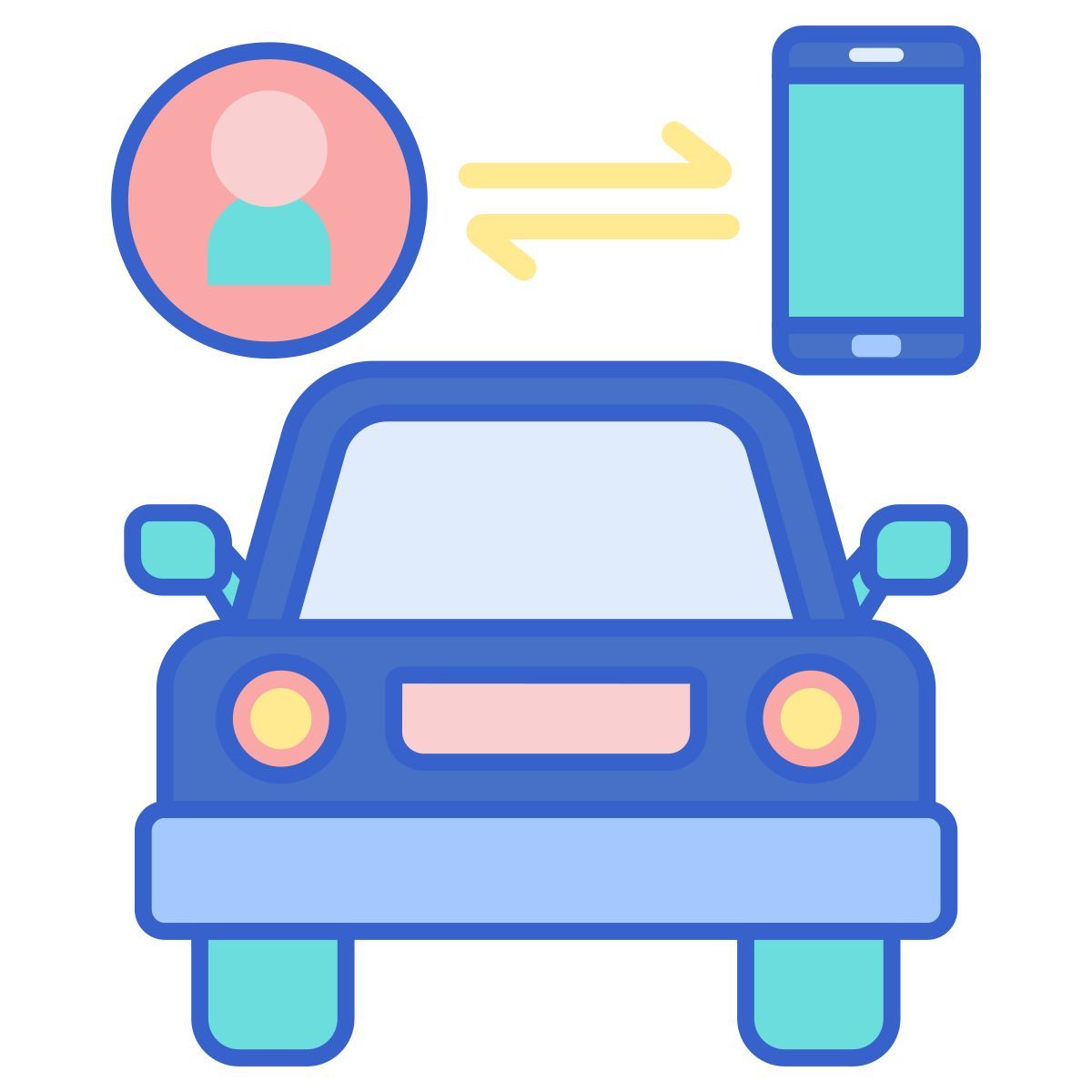 coche autónomo icon