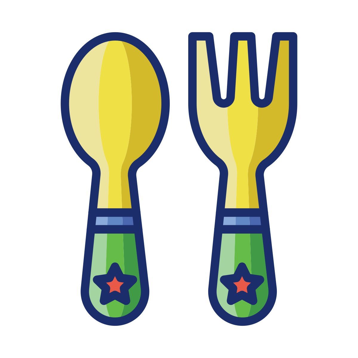 baby cutlery icon