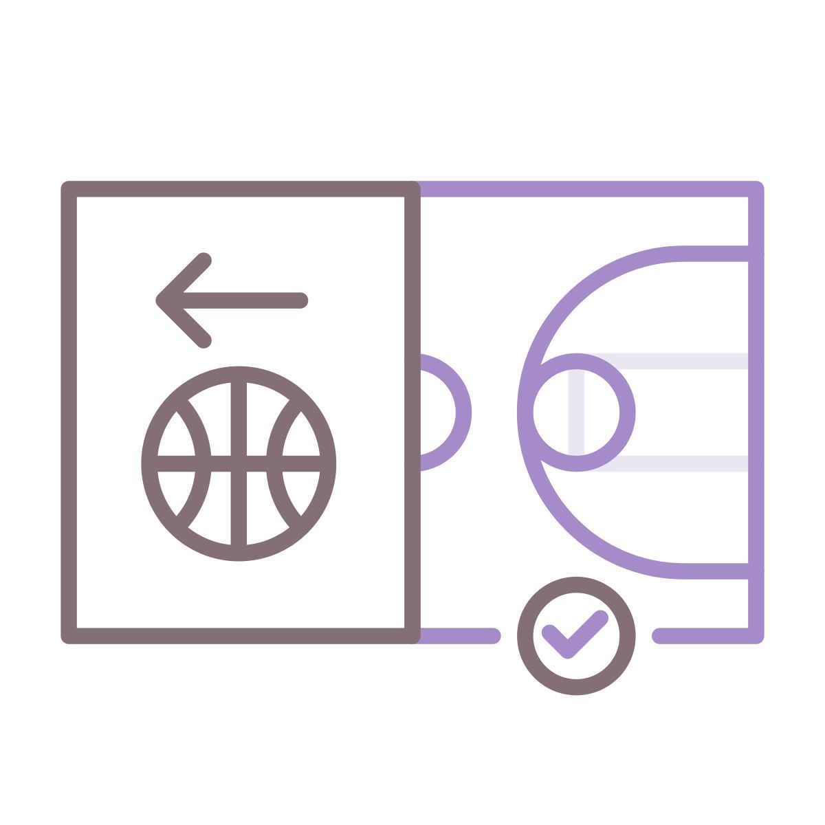 campo de basquetebol icon