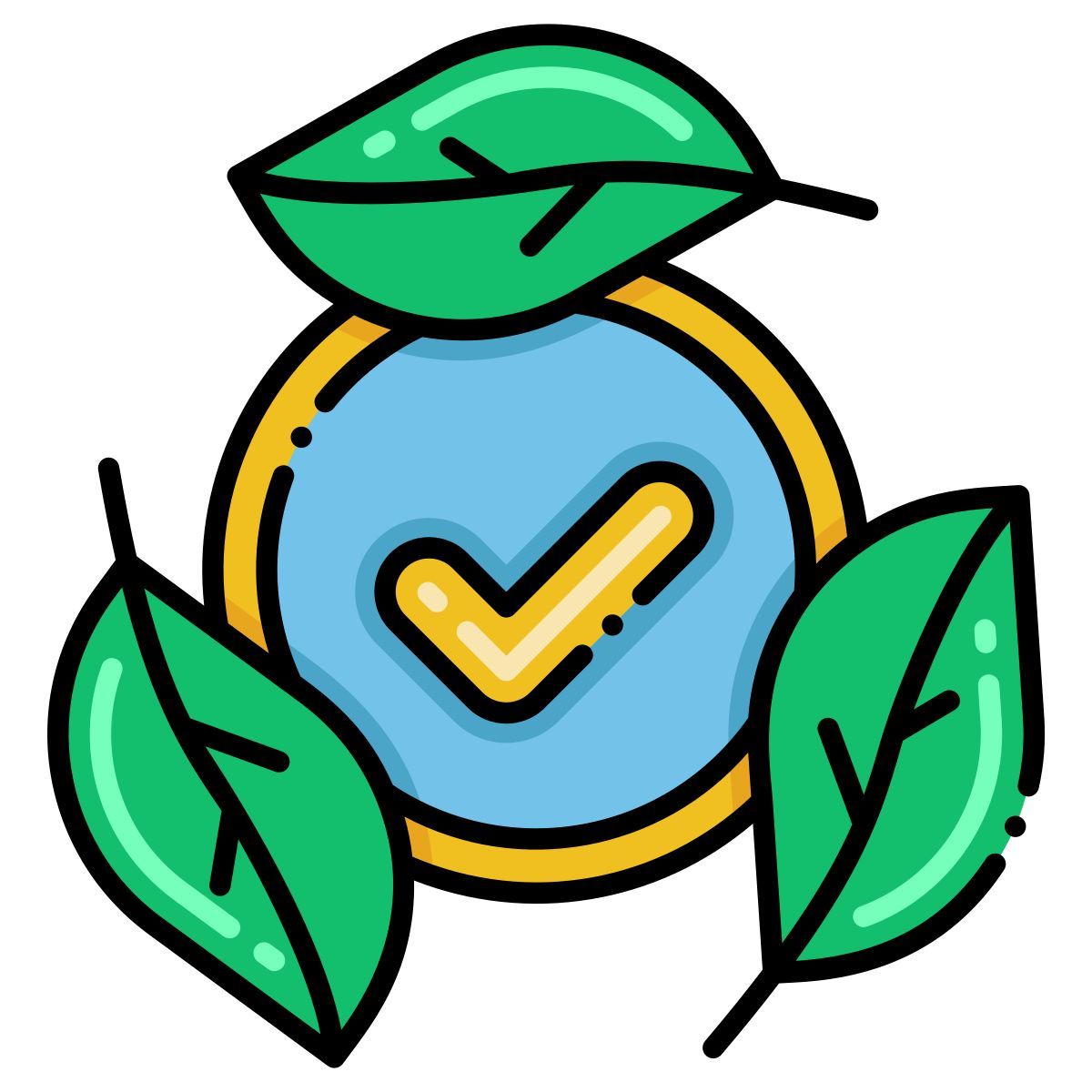 biologisch abbaubar icon