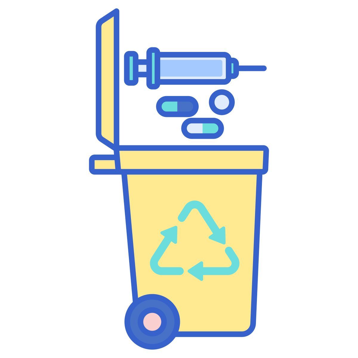 biomedical waste icon