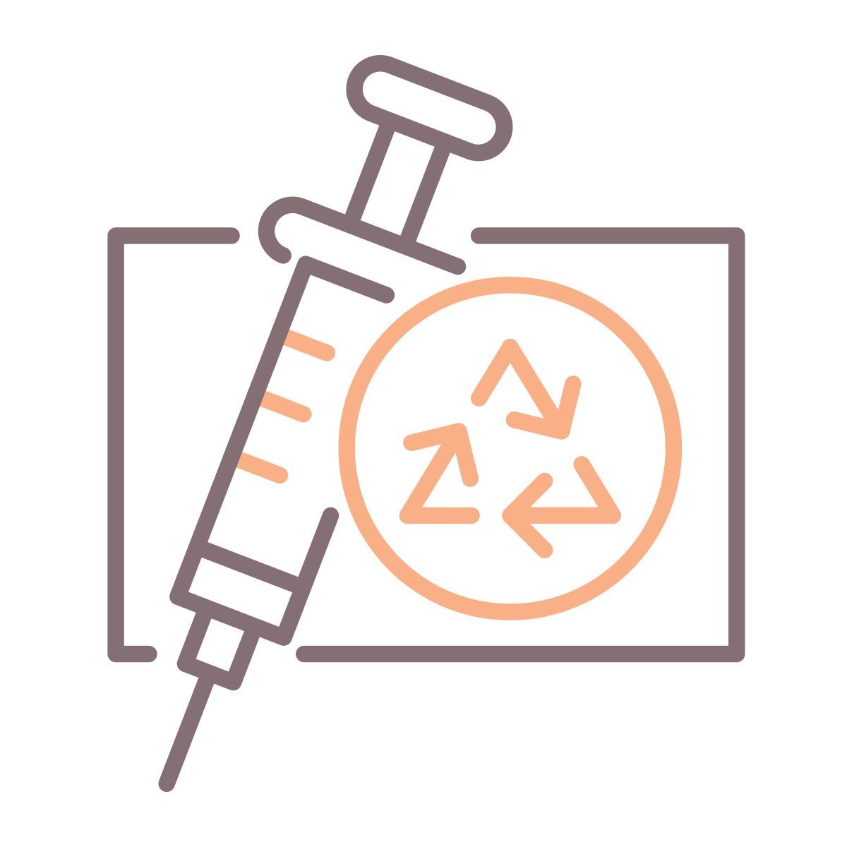 biomedical waste icon