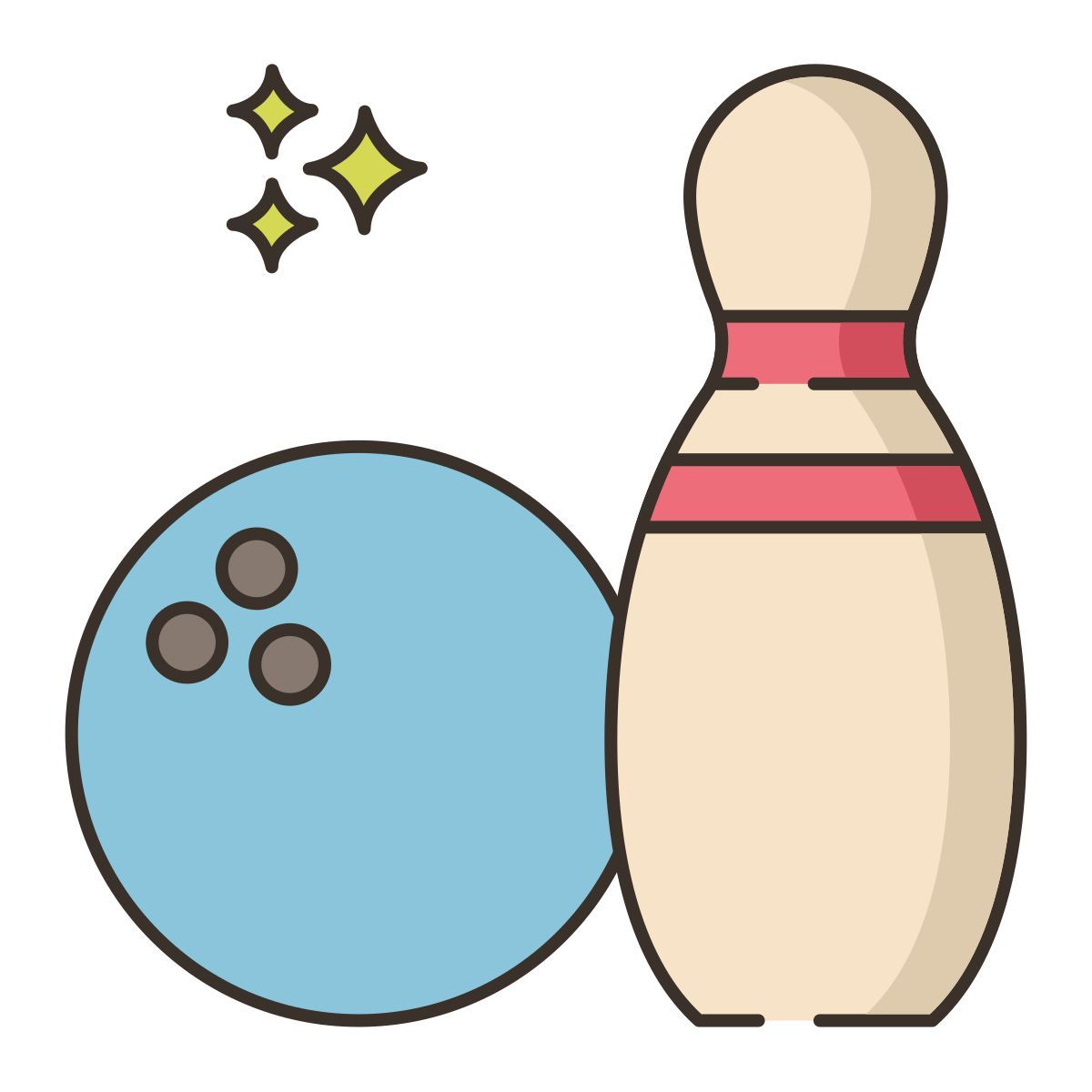 bowling ball icon