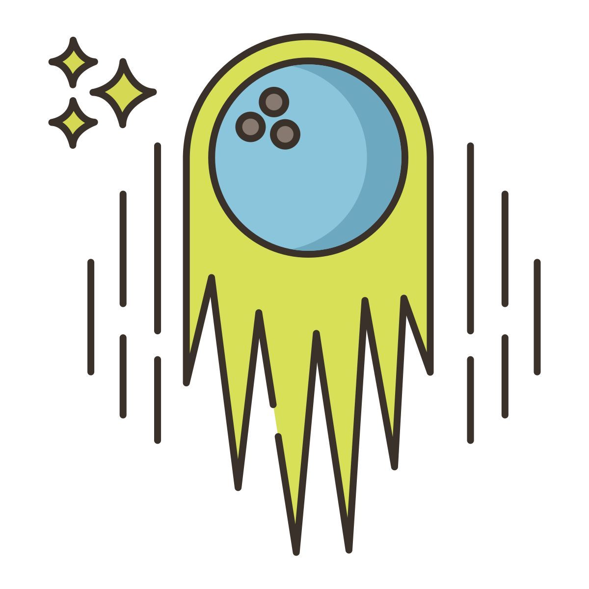 bowling ball icon