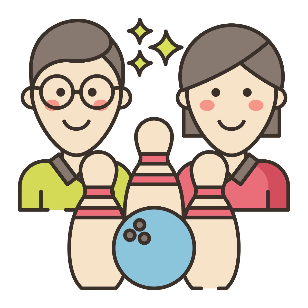 bowling game icon
