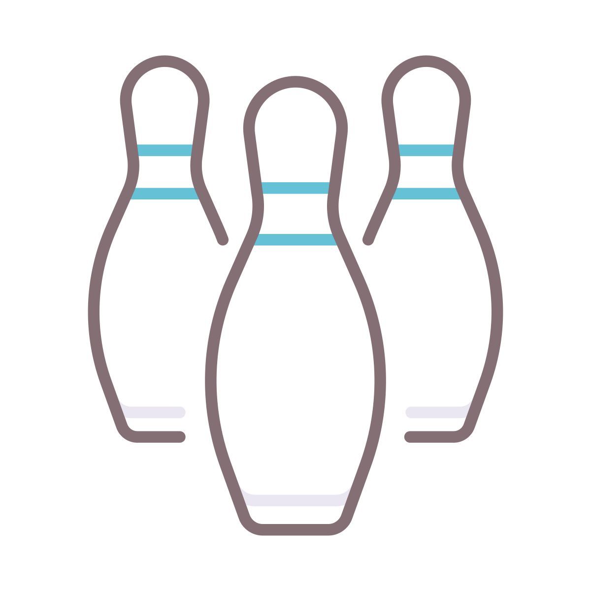 bowling pins icon