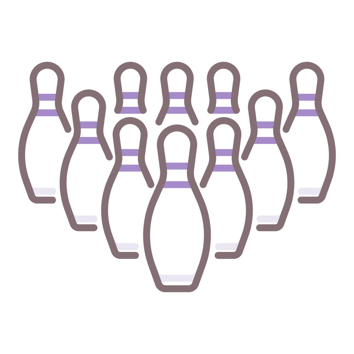 bowling pins icon