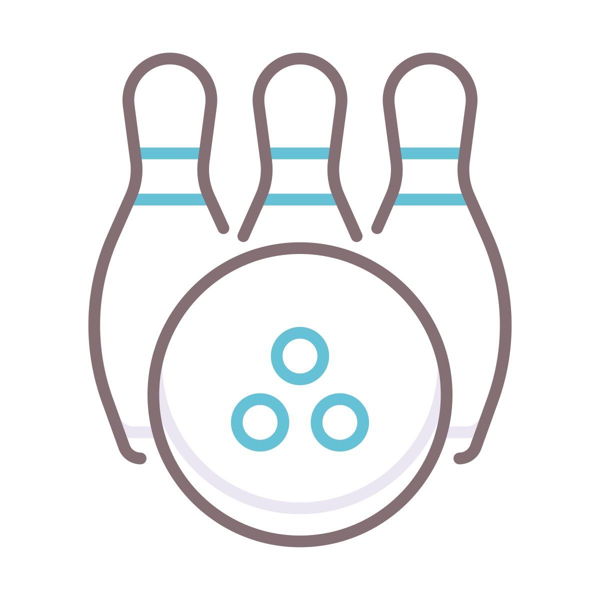 bowling pins icon