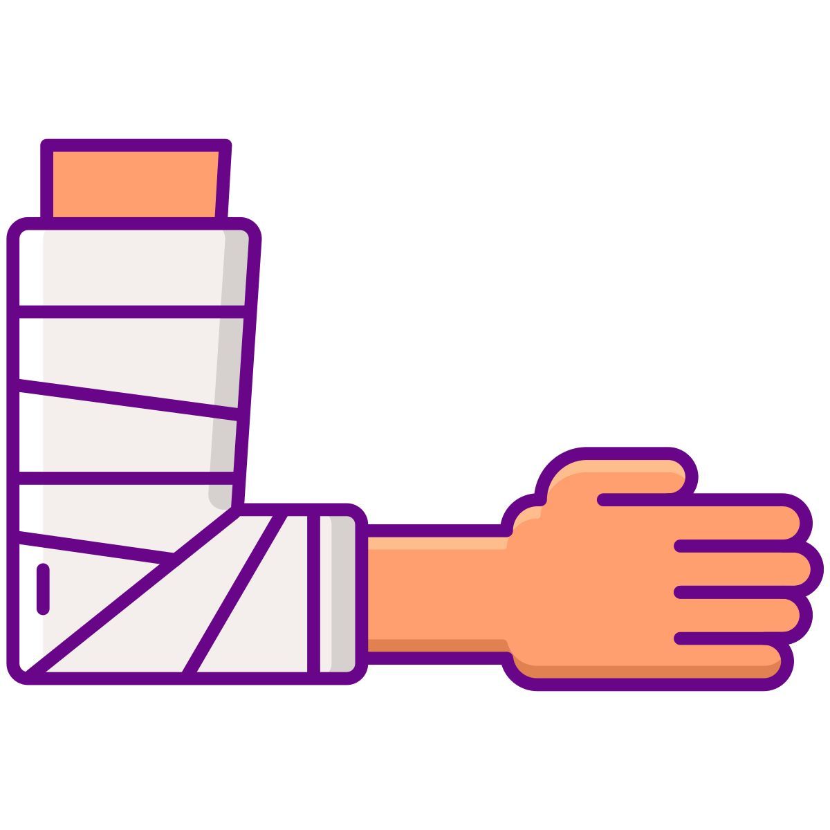broken arm icon