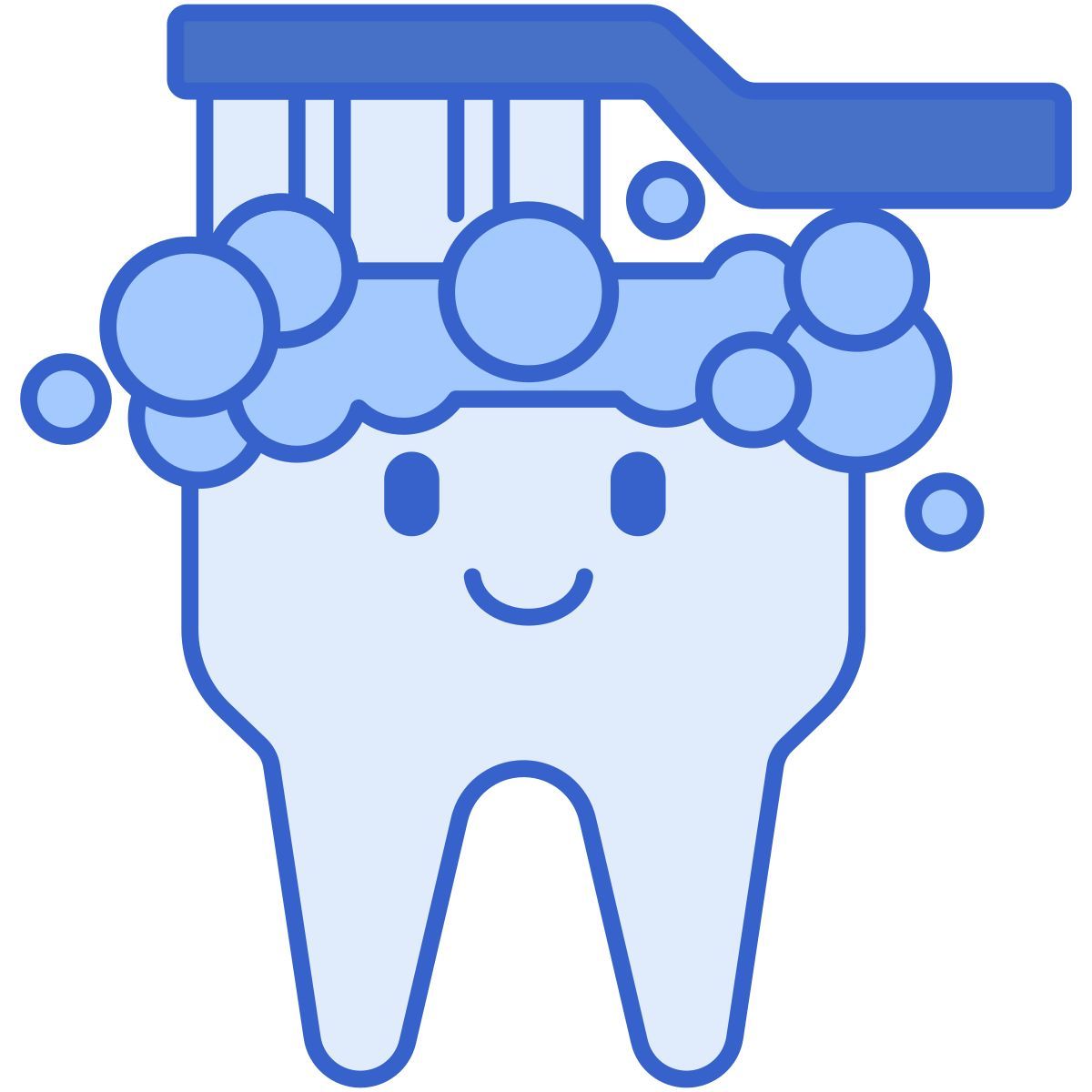brushing teeth icon
