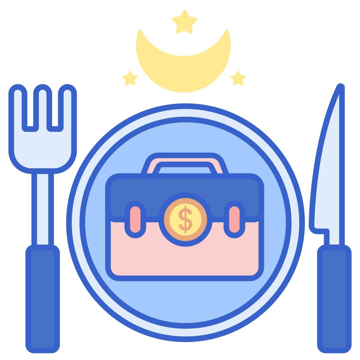 geschäftsessen icon