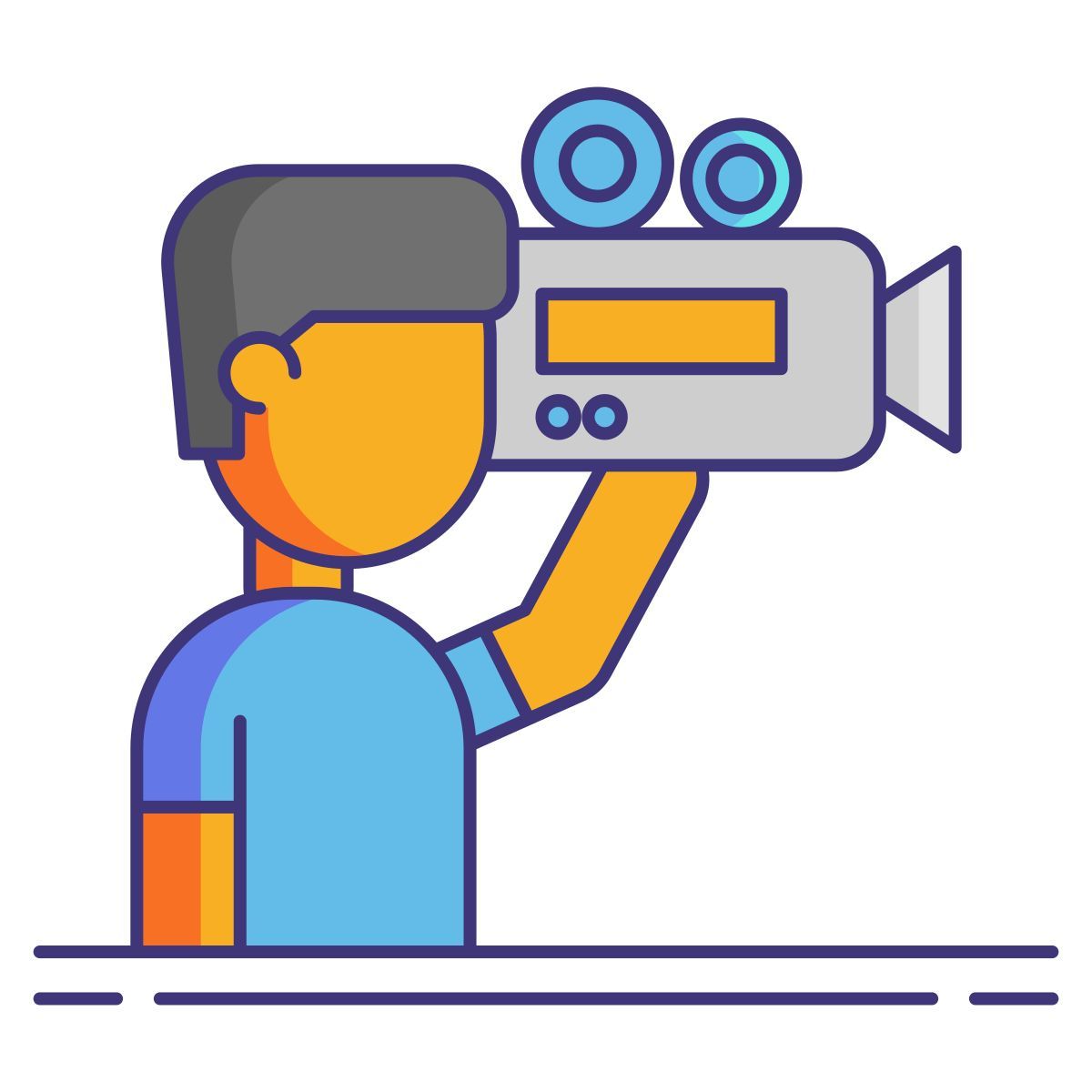 operador de cámara icon