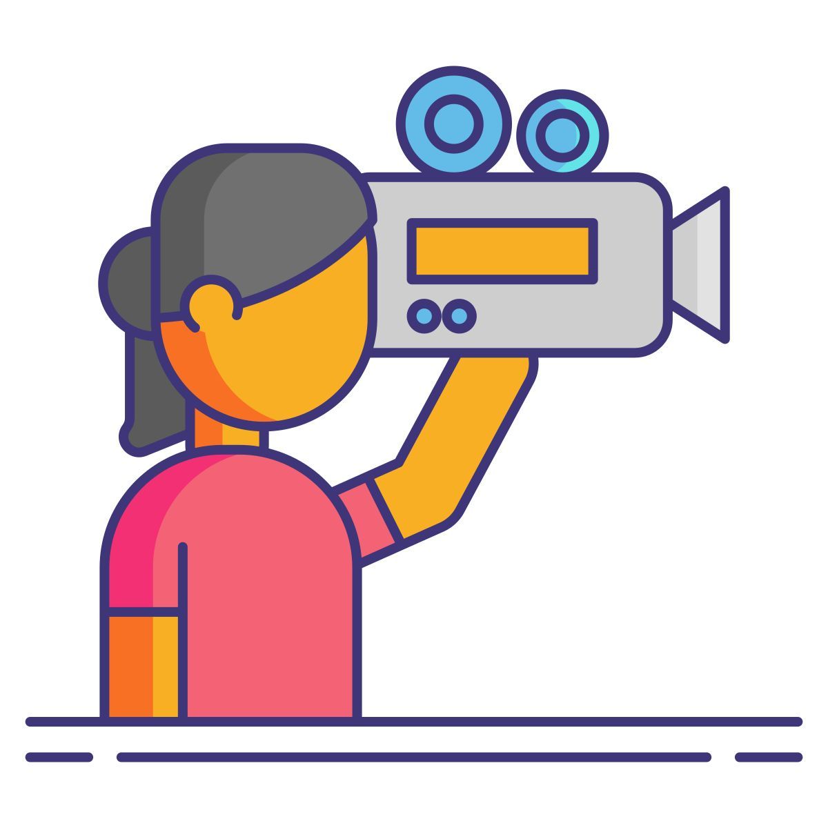 operador de cámara icon
