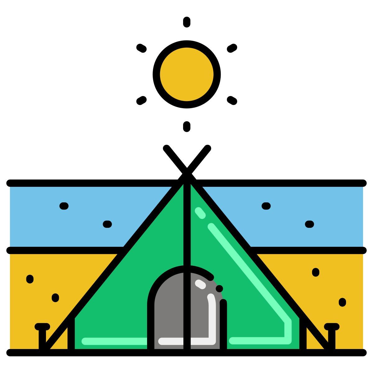 클래식 텐트 icon