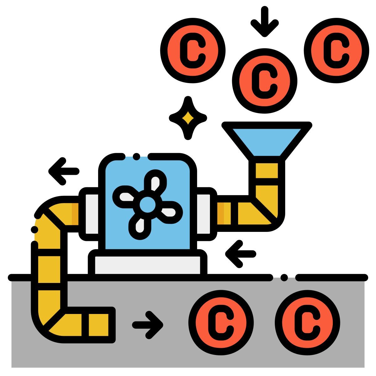 co2 fußabdruck icon