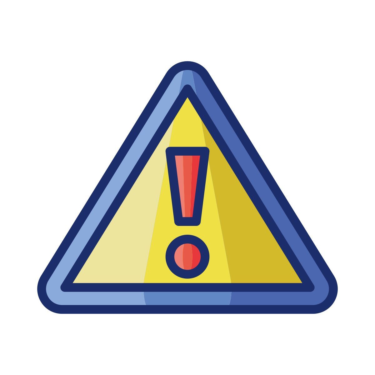 caution sign icon