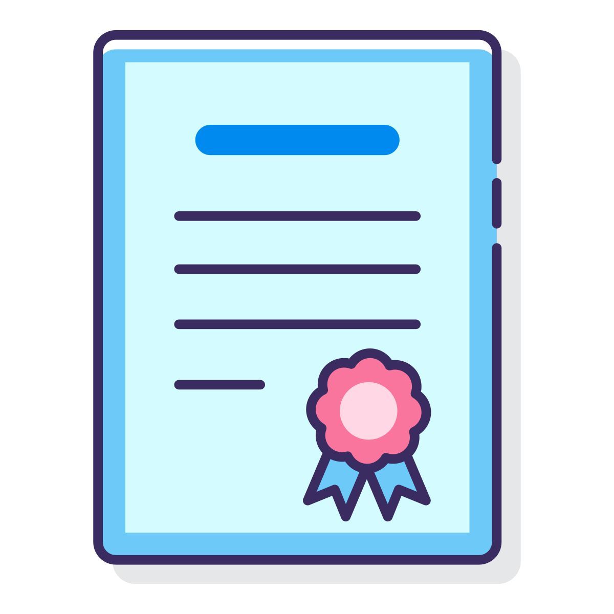 certificate icon