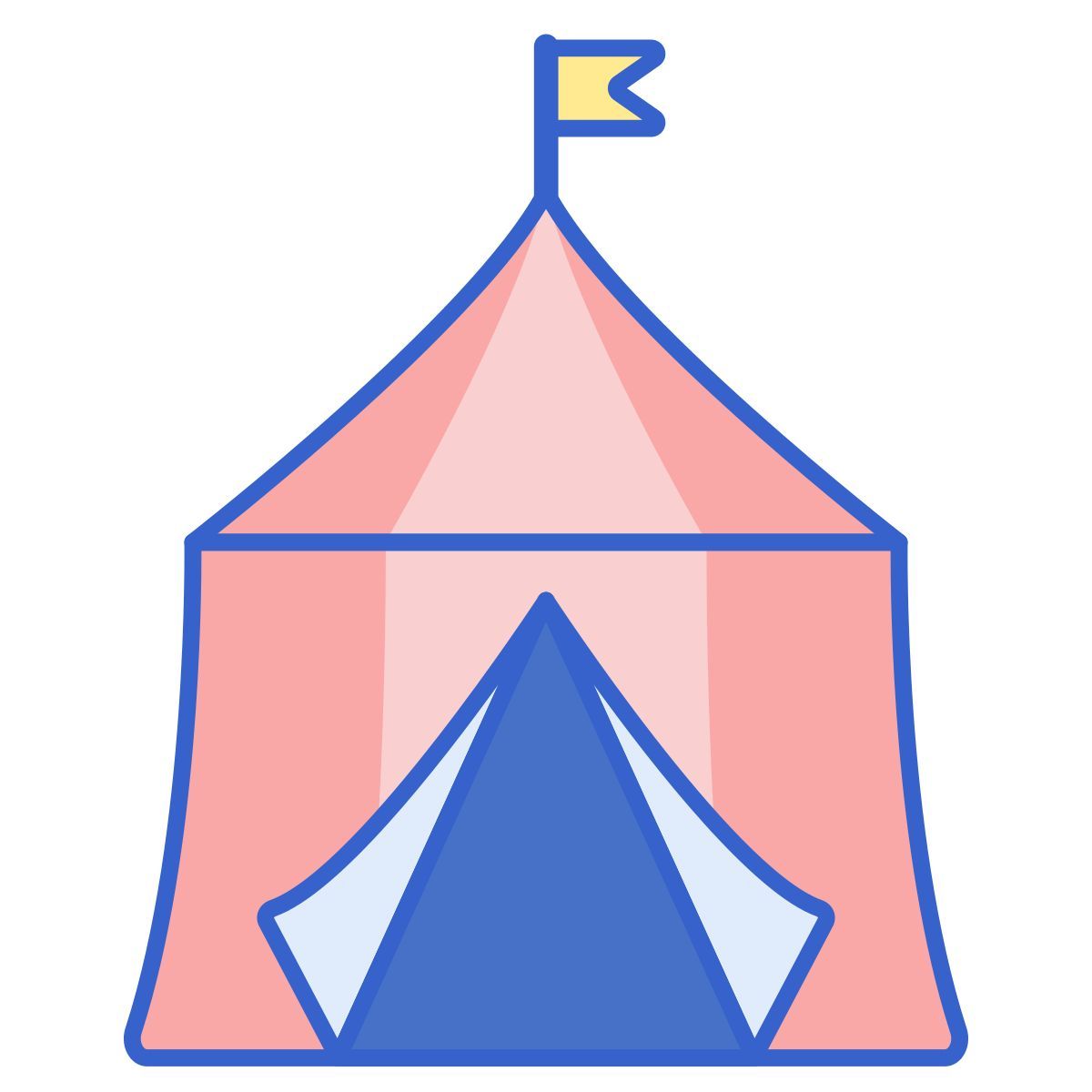 circus tent icon